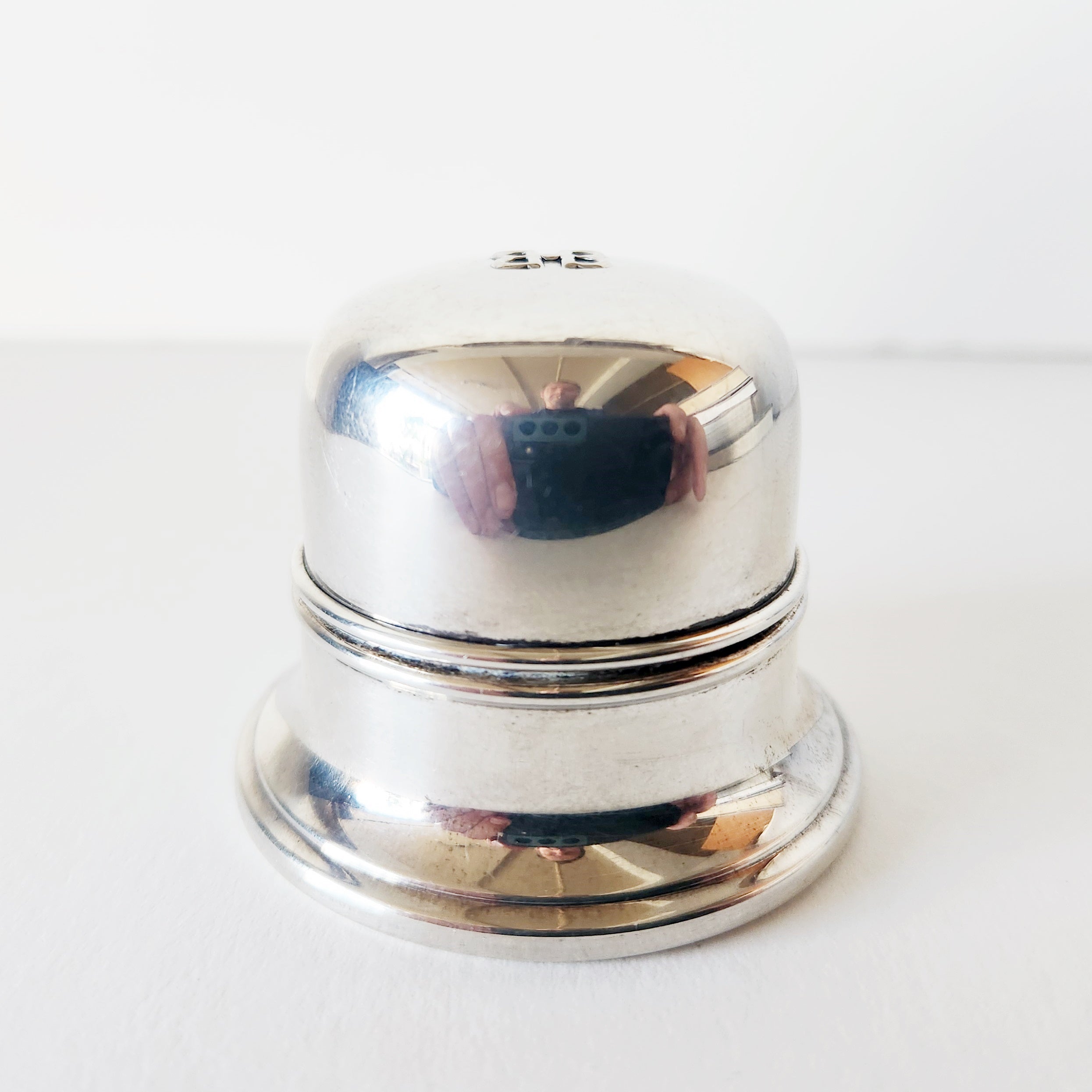 Vintage Birks Sterling Silver Ring Box